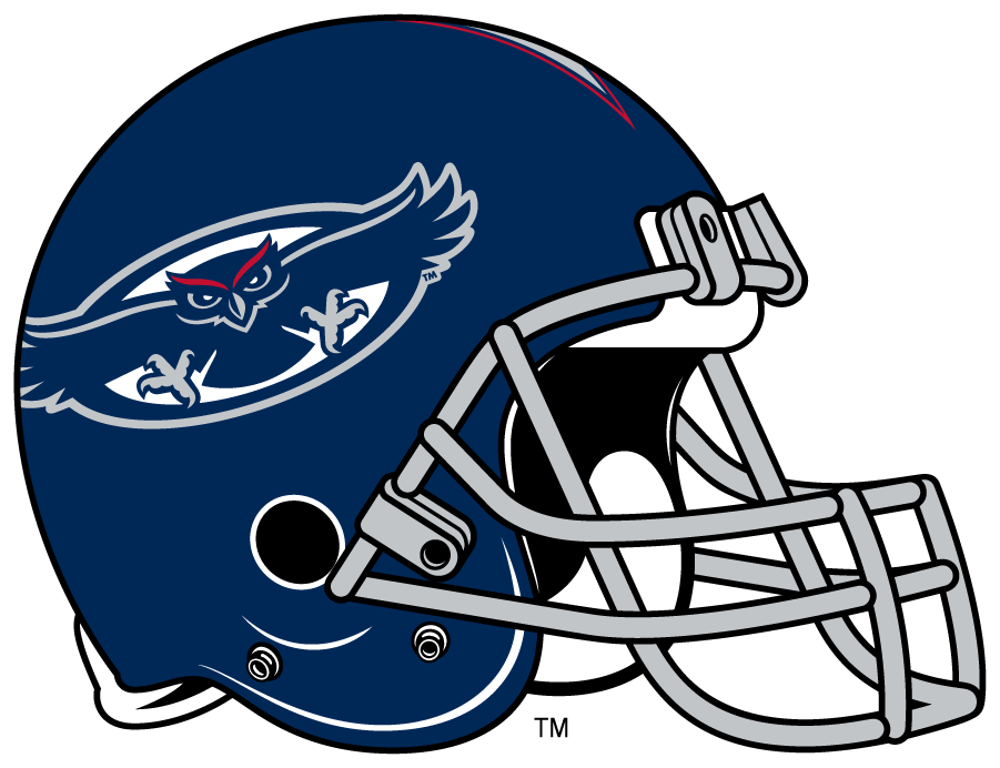 Florida Atlantic Owls 2014-2017 Helmet Logo v2 iron on transfers for T-shirts